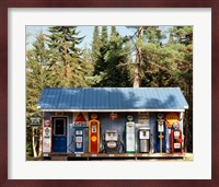 Gas station, New Hampshire Fine Art Print