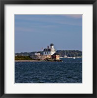 Rose Island Lighthouse, Newport, Rhode Island Framed Print