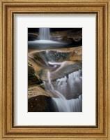 New Hampshire, White Mountains National Forest. Detail of Sabbaday Falls. Fine Art Print