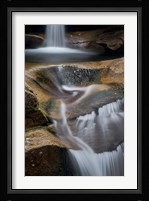 New Hampshire, White Mountains National Forest. Detail of Sabbaday Falls. Fine Art Print