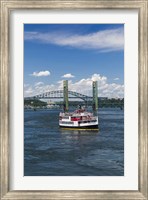 New Hampshire, Portsmouth, harbor ferry, Portsmouth Harbor Fine Art Print