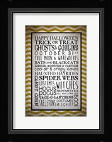 Words of October Fine Art Print