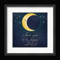 I Love You To The Moon 2 Fine Art Print