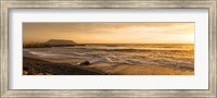 Surf on beach at dusk, Playa Waikiki, Miraflores District, Lima, Peru Fine Art Print