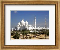 Sheikh Zayed Bin Sultan Al Nahyan Grand Mosque, Abu Dhabi, United Arab Emirates Fine Art Print