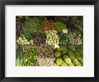 Vegetables for Sale on Main Street Market, Galle, Southern Province, Sri Lanka Fine Art Print