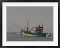 Fishing Boat at Anchor, Matara, Southern Province, Sri Lanka Fine Art Print