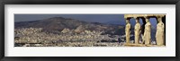 Porch of the Caryatids Statues, Athens, Greece Fine Art Print
