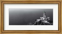 Lighthouse on the Greek island of Mykonos, South Aegean, Greece Fine Art Print