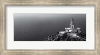 Lighthouse on the Greek island of Mykonos, South Aegean, Greece Fine Art Print