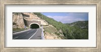Road Passing Through a Tunnel, Barcelona, Spain Fine Art Print