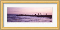 Jetty in the Sea, Barcelona, Spain Fine Art Print