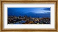 Downtown Honolulu at Night, Oahu, Hawaii Fine Art Print