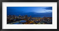 Downtown Honolulu at Night, Oahu, Hawaii Fine Art Print