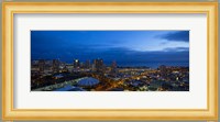 Downtown Honolulu at Night, Oahu, Hawaii Fine Art Print