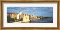 Waterfront, Prague, Czech Republic Fine Art Print