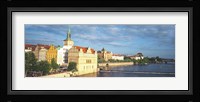 Waterfront, Prague, Czech Republic Fine Art Print
