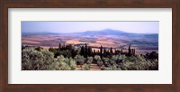 View of a Landscape, Tuscany, Italy Fine Art Print