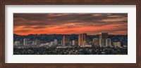 Century City, Hollywood Hills, Los Angeles, California Fine Art Print