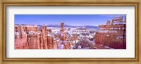 Snow Over Bryce Canyon, Utah Fine Art Print