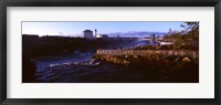 Tourists at a Waterfall, Niagara Falls, Niagara River Fine Art Print