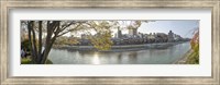 City at the Waterfront, Kamo River, Japan Fine Art Print