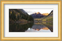 Elk Mountains & Maroon Bells Lake, Colorado Fine Art Print