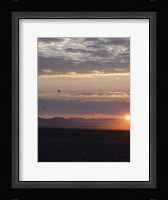 Hot Air Balloons at Dusk, Namib-Naukluft National Park, Namibia Fine Art Print