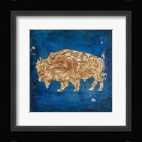 Lodge Pole Pine Bison Framed Print