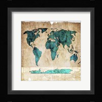 Sea Map I Fine Art Print