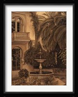 Loggia and Fountain Fine Art Print