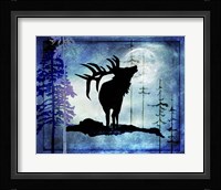 Midnight Elk Fine Art Print
