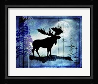 Midnight Moose Fine Art Print