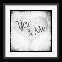 You Me BW Fine Art Print