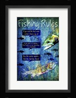 Fishing Rules Fine Art Print