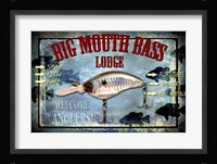 Fishing - Big Mouth Lodge Fine Art Print
