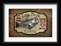 Large Mouth Cavern II Framed Print