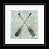 Life Is Better At The Lake Oars 2 Framed Print