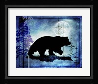 Midnight Bear Framed Print