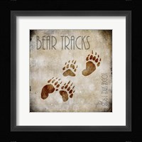 Moose Lodge 2 - Bear Tracks Framed Print