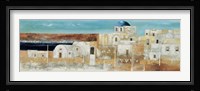 Fulvio Dot - Veduta di Thira Size 39.5x13.75 Fine Art Print