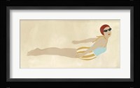 Vintage Diver I Framed Print