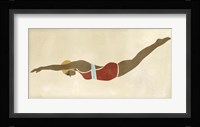 Vintage Diver II Framed Print