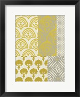 Marigold Patterns II Framed Print