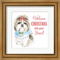 Glamour Pups Christmas II Fine Art Print