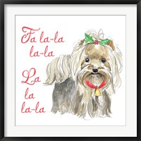 Glamour Pups Christmas VI Fine Art Print