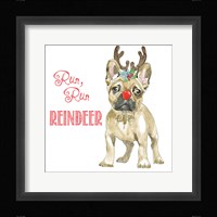 Glamour Pups Christmas V Framed Print