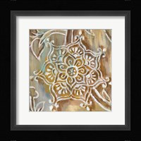 Henna III Framed Print