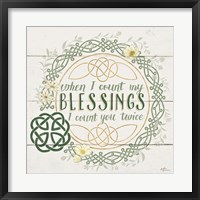 Irish Blessing II Framed Print