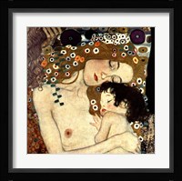 Three Ages of Woman - Mother and Child, c.1905 (detail square) Fine Art Print